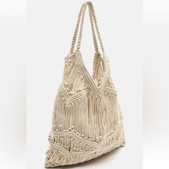 New ZARA Drawstring Bag - Picture 1 of 9